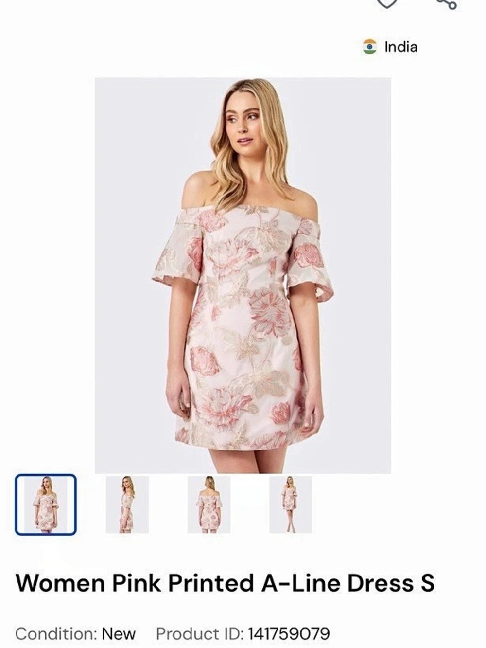 Ever New Floral Mini Dress in Pink - Picture 2 of 4